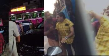 കാര്‍ യാത്രക്കാരനെ മര്‍ദിച്ച ബസ് ഡ്രൈവര്‍ പിടിയില്‍; വടകരയിൽ രണ്ടു പേരുടെ ലൈസൻസ് ഒരു മാസത്തേക്ക് സസ്‌പെൻഡ് ചെയ്തു
