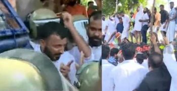 തലസ്ഥാനത്ത് തെരുവുയുദ്ധം; യൂത്ത് കോണ്‍ഗ്രസ് മാര്‍ച്ചില്‍ സംഘര്‍ഷം; ലാത്തിച്ചാര്‍ജ്